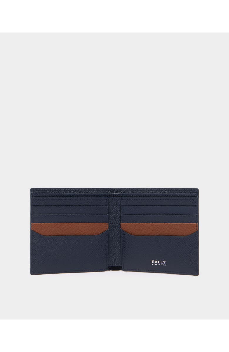 Bally Leather Bally Essential Wallet, Alternate, color, Blue