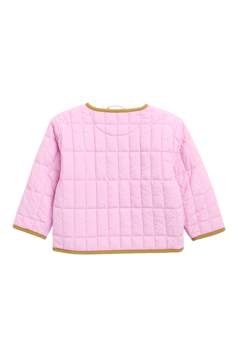 Colorblock Quilted Jacket, Alternate, color, PINK