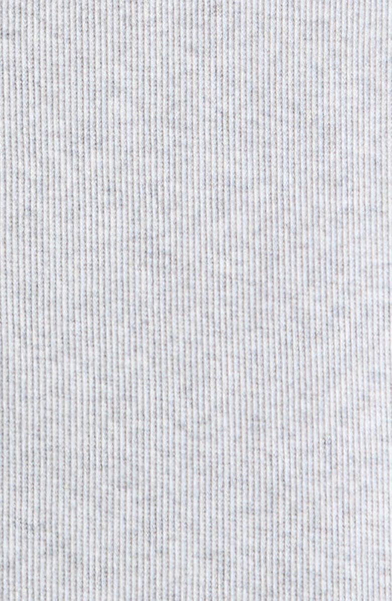 Nordstrom Kids' Stretch Cotton Rib Tank, Alternate, color, Grey Oyster Light Heather