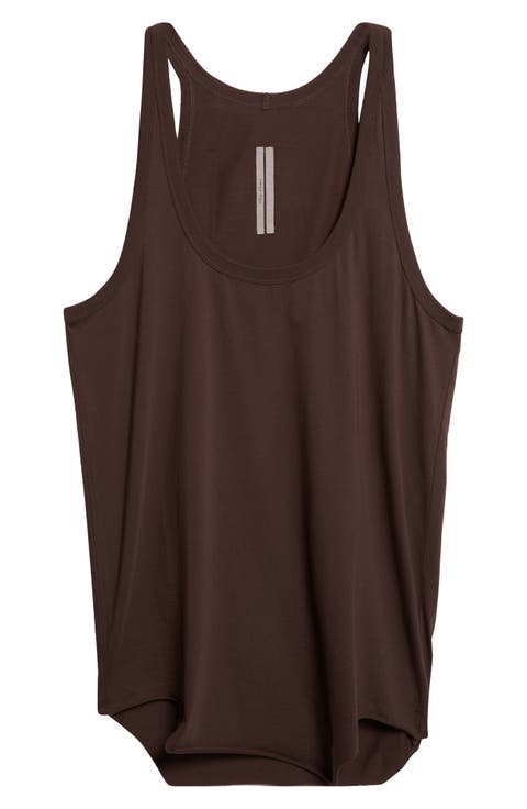 トップス Rick Owens basic tank S oyster RICK OWENS - TOPS - Rick Owens