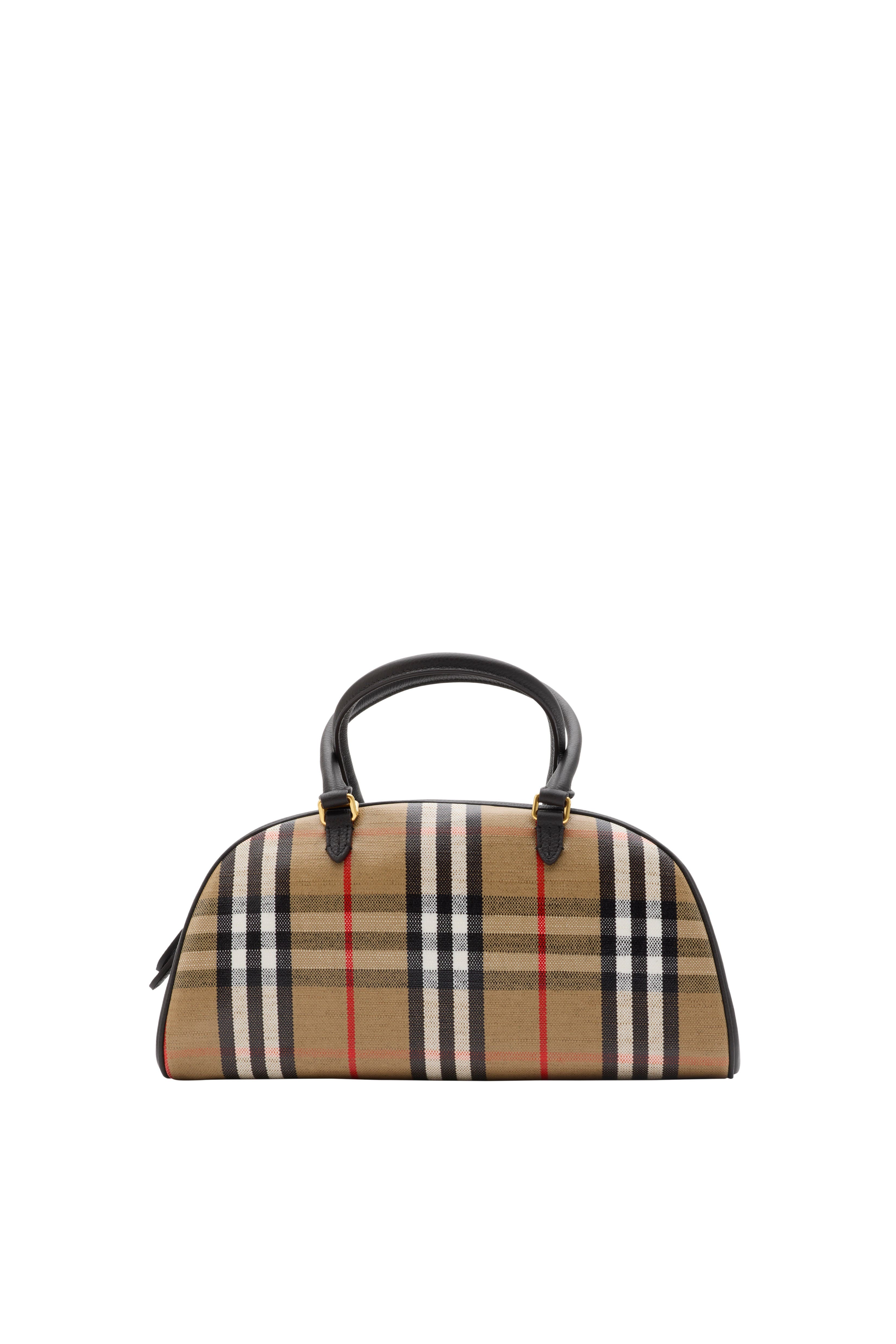 Burberry Highlands Bowling Bag, Alternate, color, Sand
