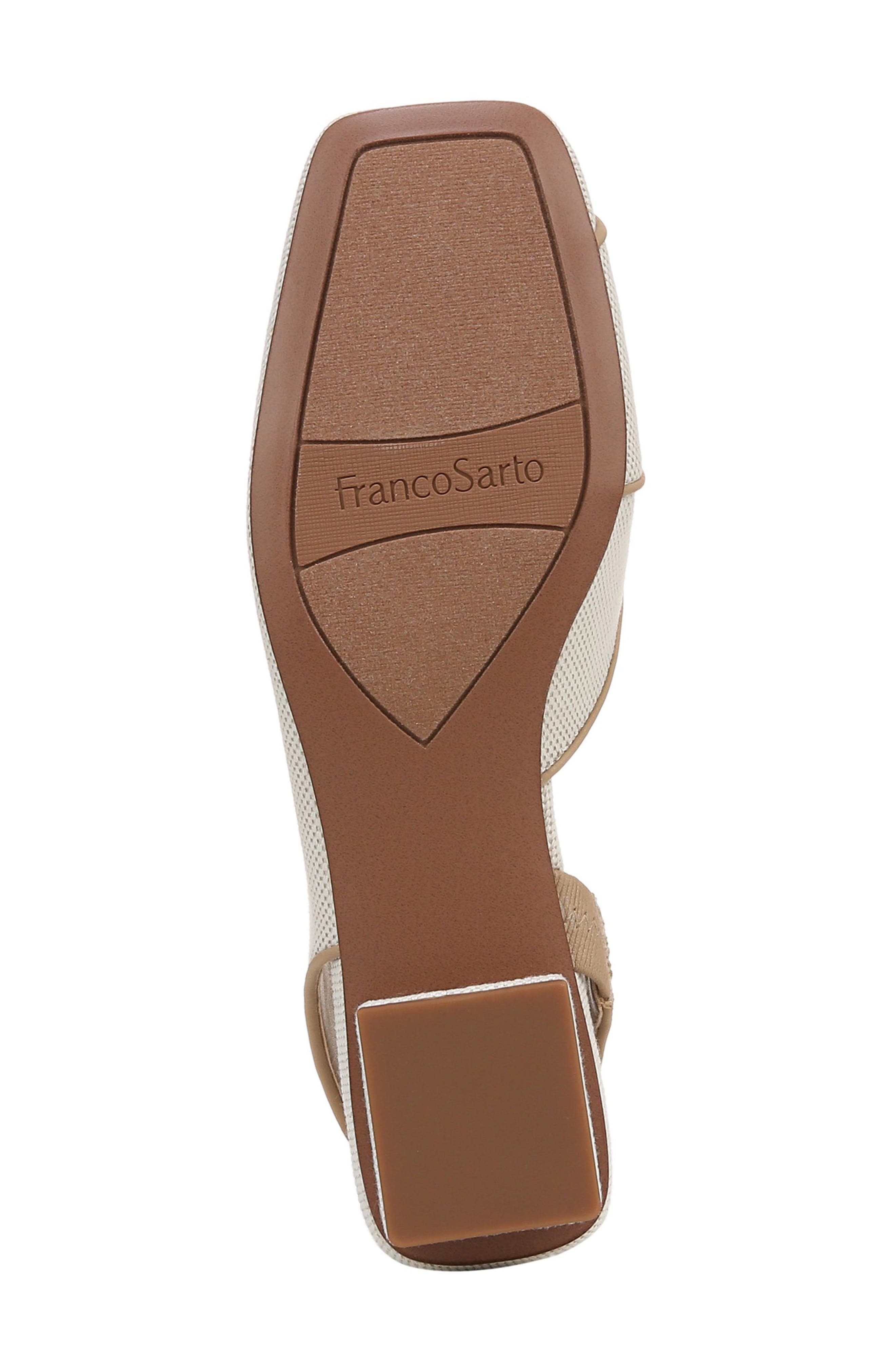 Teagan Slingback Half d'Orsay Flat, Alternate, color, NATURAL