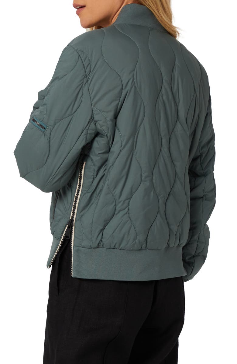 Alp N Rock Metro III Water Repellent Quilted Bomber Jacket, Alternate, color, 