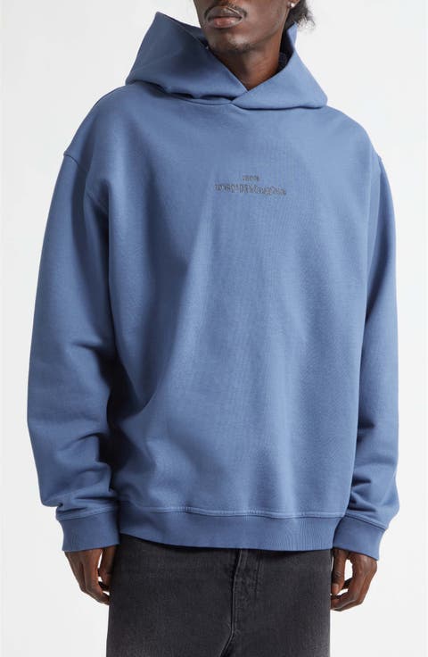 Embroidered Logo Cotton Hoodie