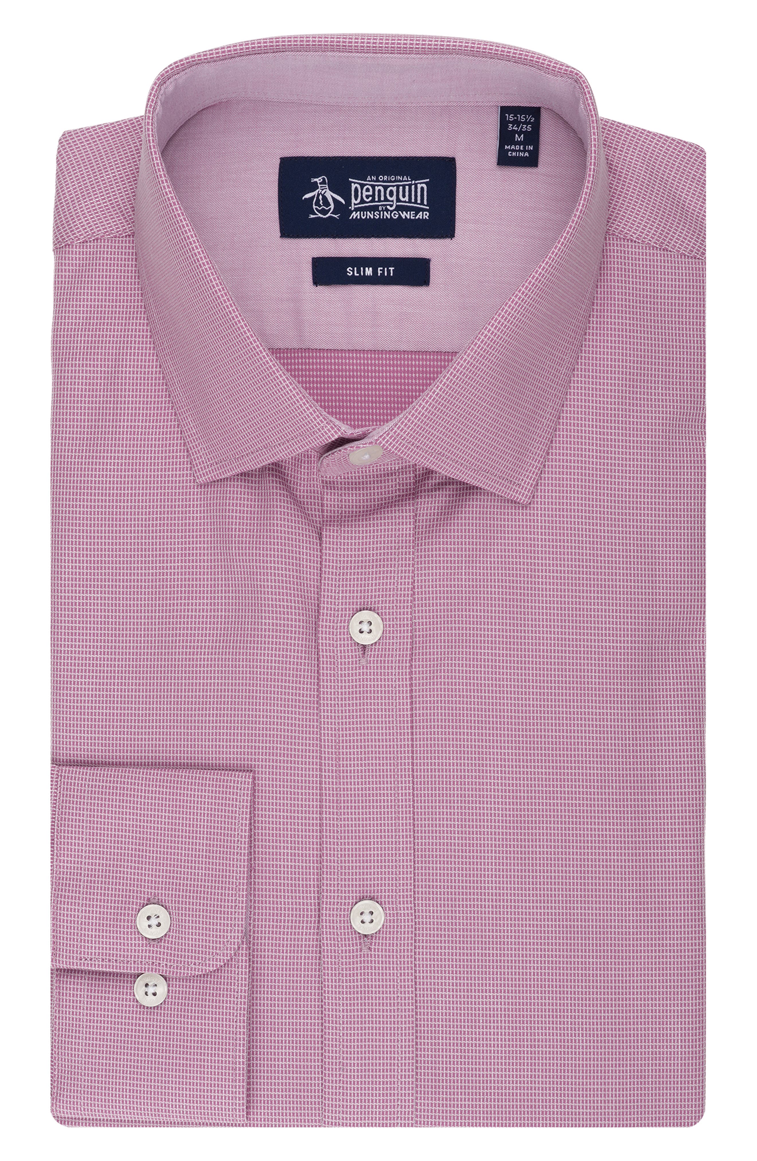 Original Penguin Aaron Slim Fit Dobby Dress Shirt