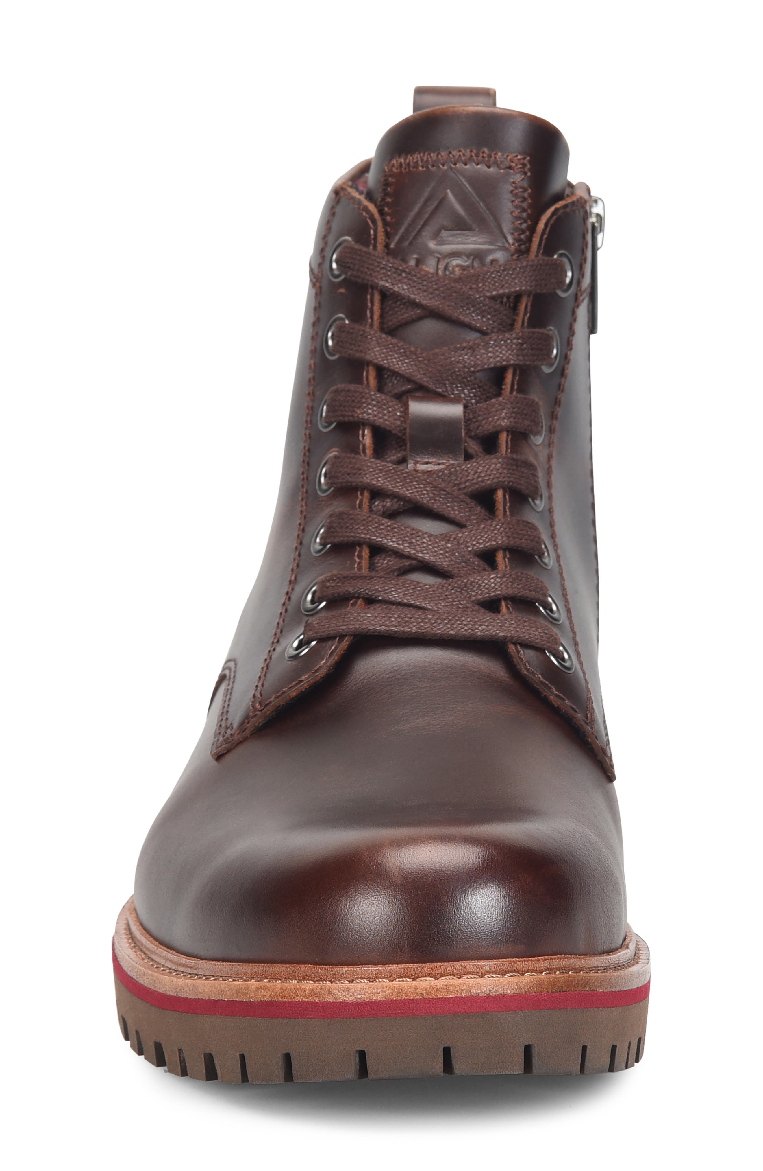 Ryder Weatherproof Lugged Plain Toe Boot, Alternate, color, BRIDLE BROWN