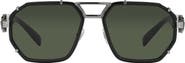 Versace 58mm Aviator Sunglasses