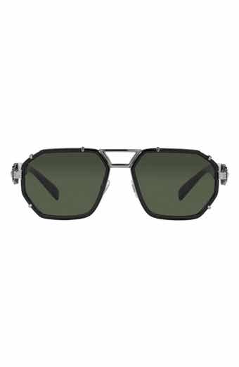 Versace 58mm Aviator Sunglasses