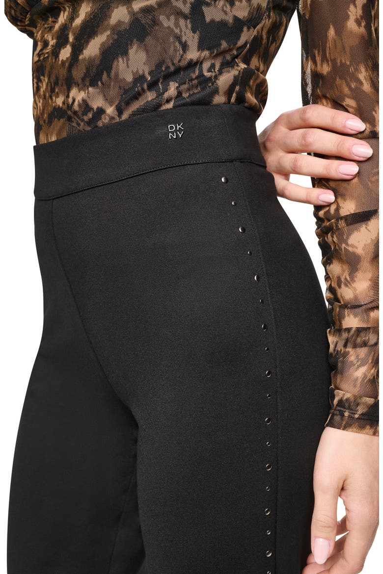 Pull-On Wide Leg Ponte Pants, Alternate, color, BLACK