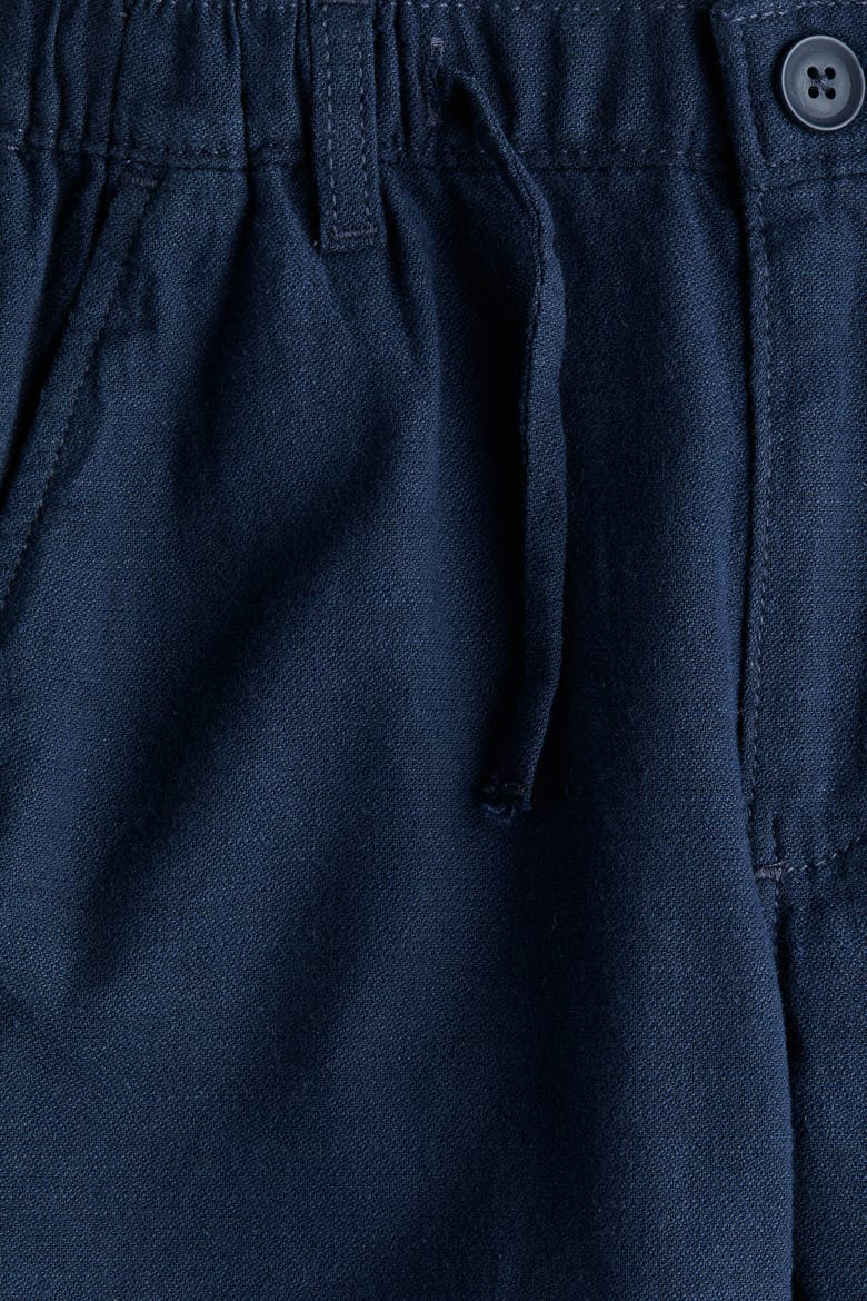 Cotton Roll-up Pants, Alternate, color, Dark blue