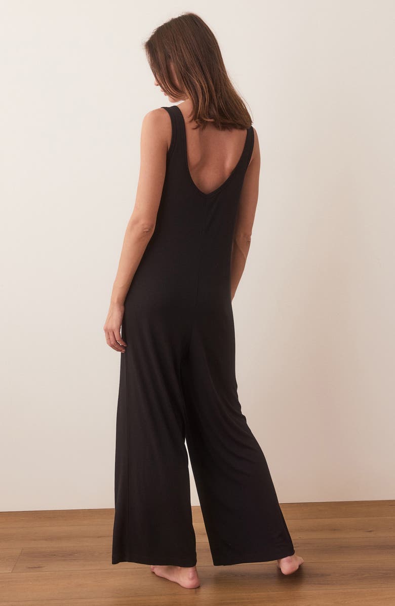 Marine Layer Lexi Rib Lounge Jumpsuit, Alternate, color, 