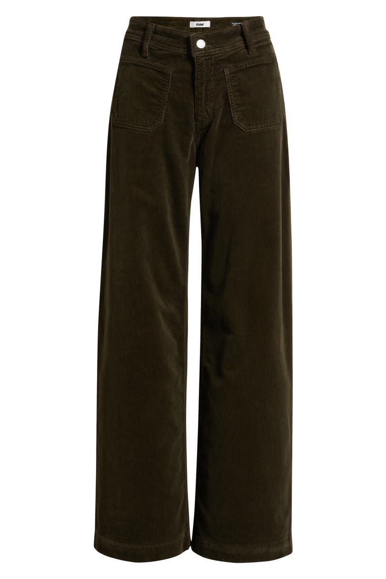 Paloma Marine Patch Pocket Corduroy Wide Leg Pants, Alternate, color, DOLLAR BILL CORD