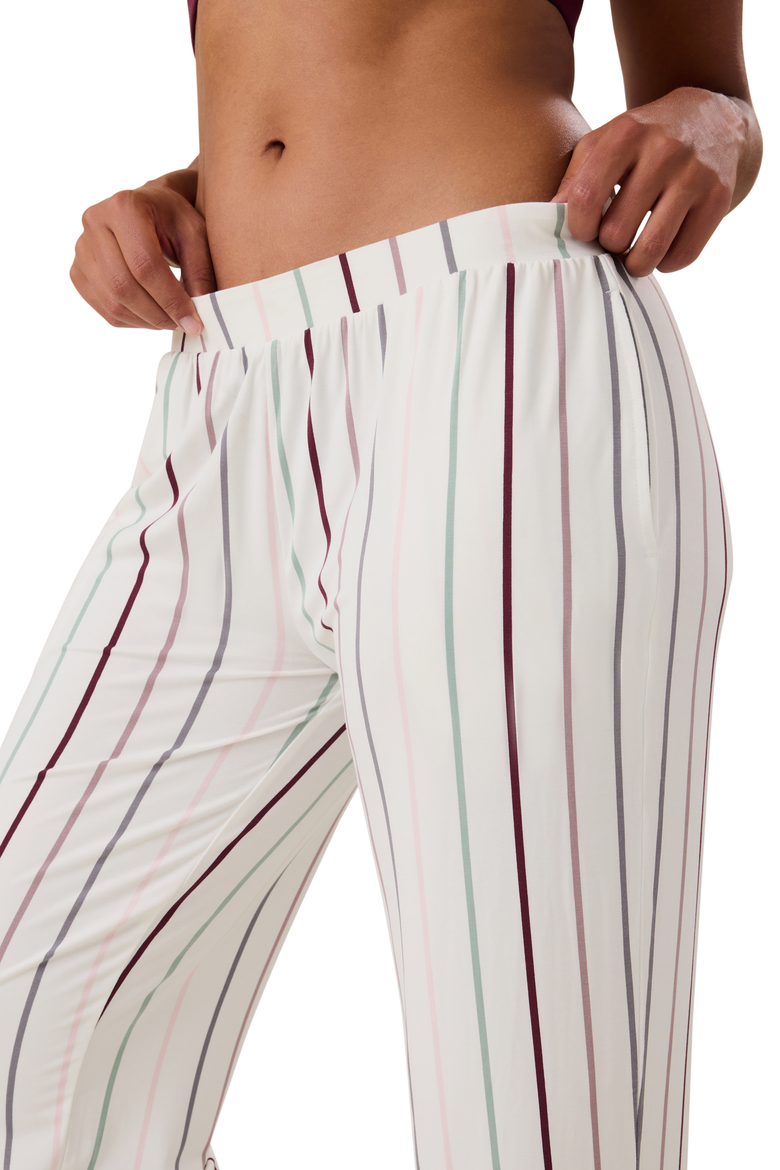 Clea Classic Long Sleeve Maternity & Nursing Pajama, Alternate, color, Classic Stripe