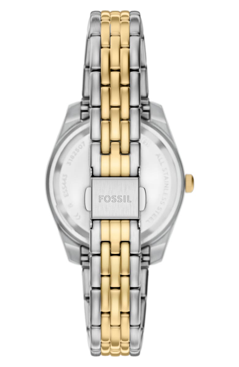 Fossil Scarlette Two-Tone Bracelet Watch, 32mm, Alternate, color,