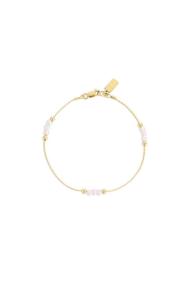 Jewellea Pearl Bracelet, Main, color, Gold