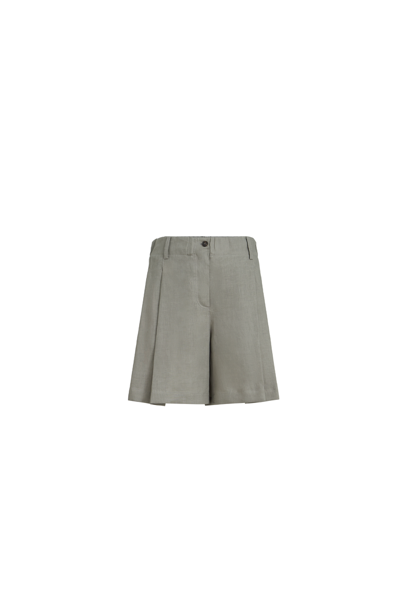 Brunello Cucinelli Linen shorts, Alternate, color, Khaki