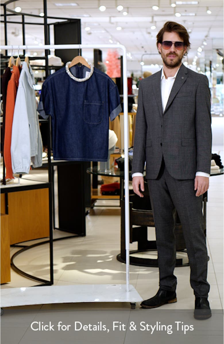 Crystal Collar Cotton Denim T-Shirt, sales video thumbnail