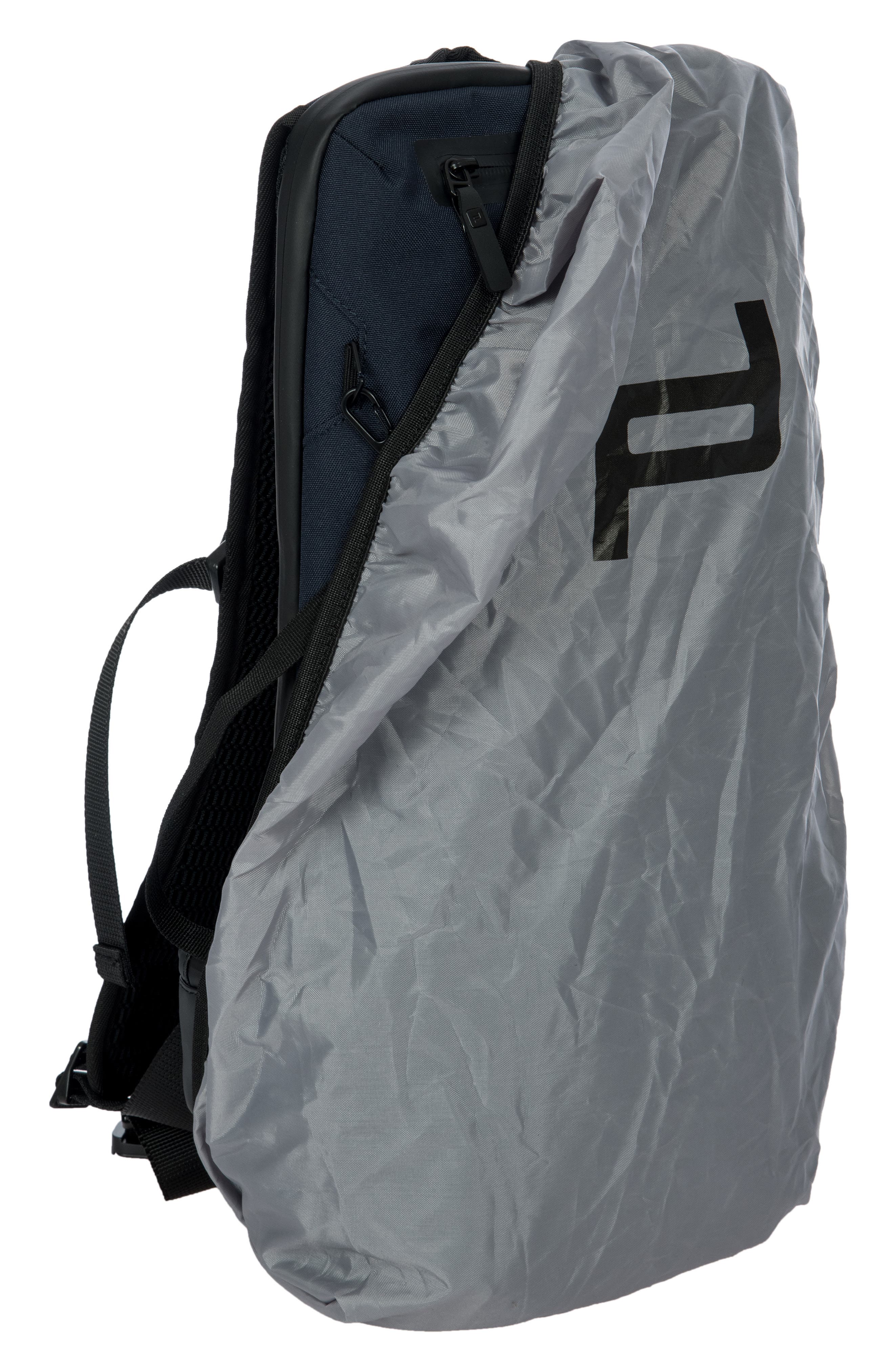Recycled Polyester Cycling Backpack, Alternate, color, DARK BLUE