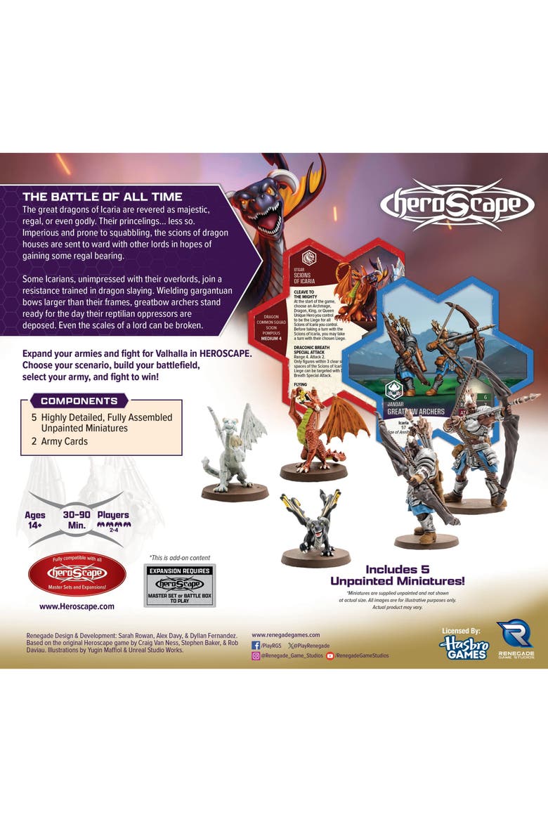 Heroscape Greatbow Archers and Scions of Icaria Expansion, Alternate, color, Multicolored
