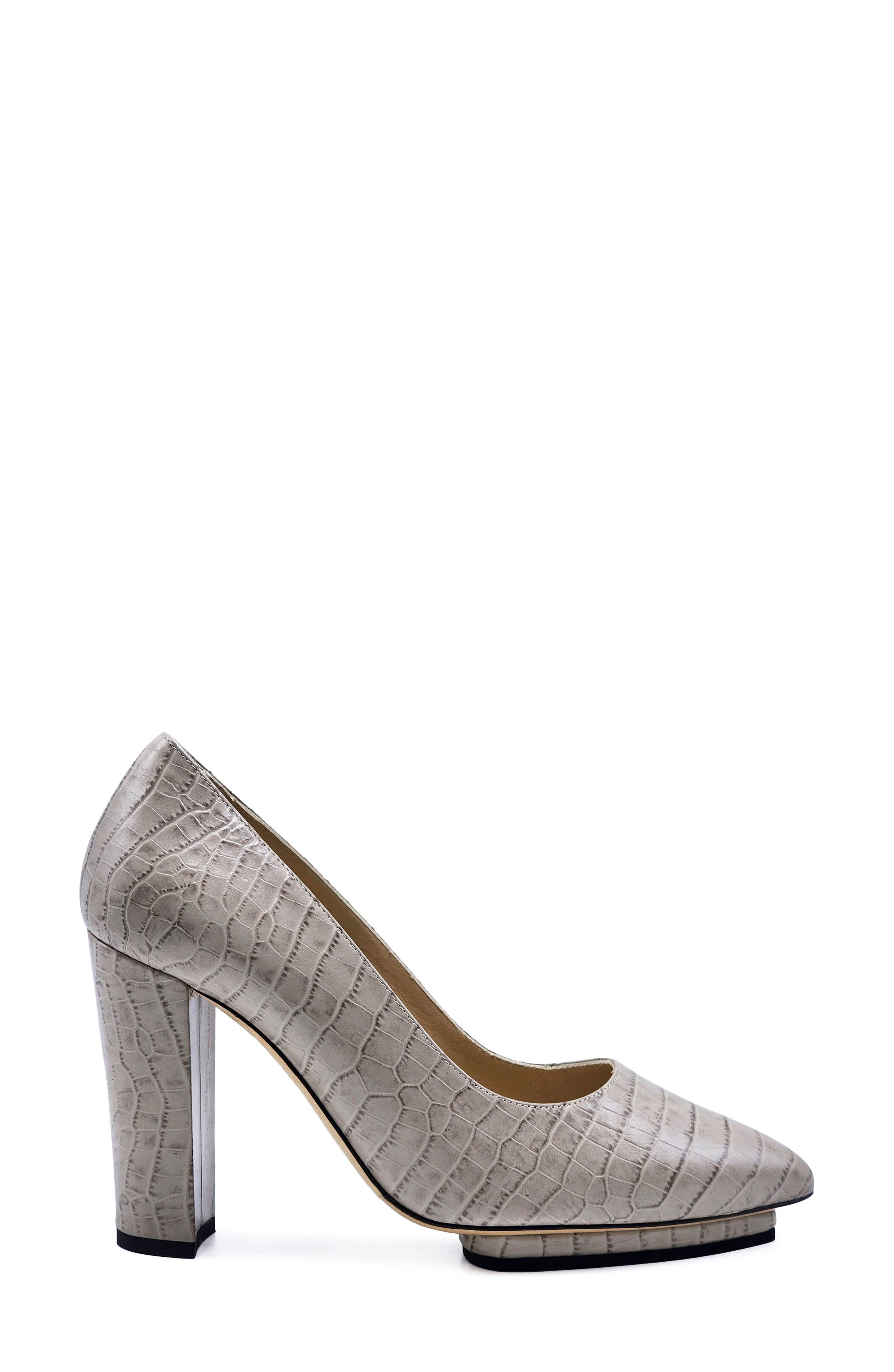 Pippa Pointed Toe Platform Pump, Alternate, color, TAUPE