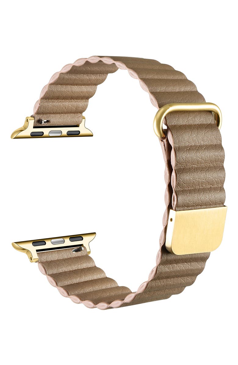 Posh Tech Silicone Apple Watch<sup>®</sup> Watchband, Alternate, color, Tan