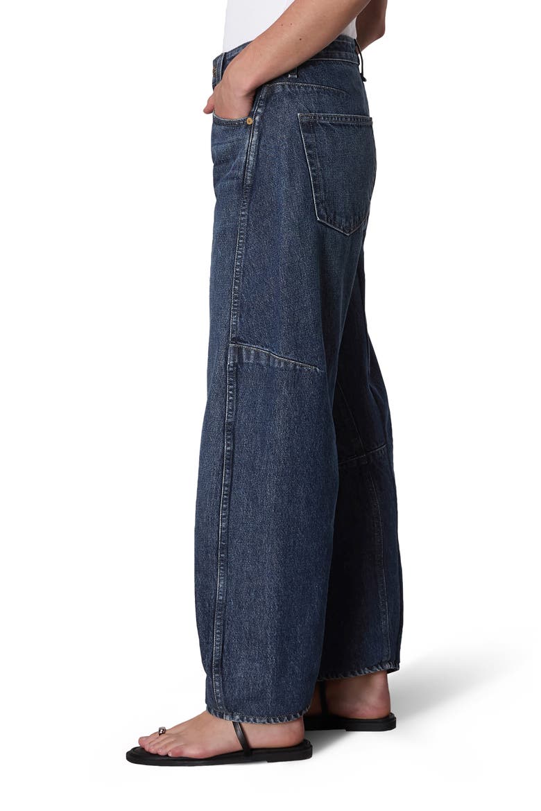 Charlie High Waist Barrel Jeans, Alternate, color, TEO