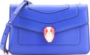 Pre-Owned Bvlgari Serpenti Forever Shoulder Bag Leather Small