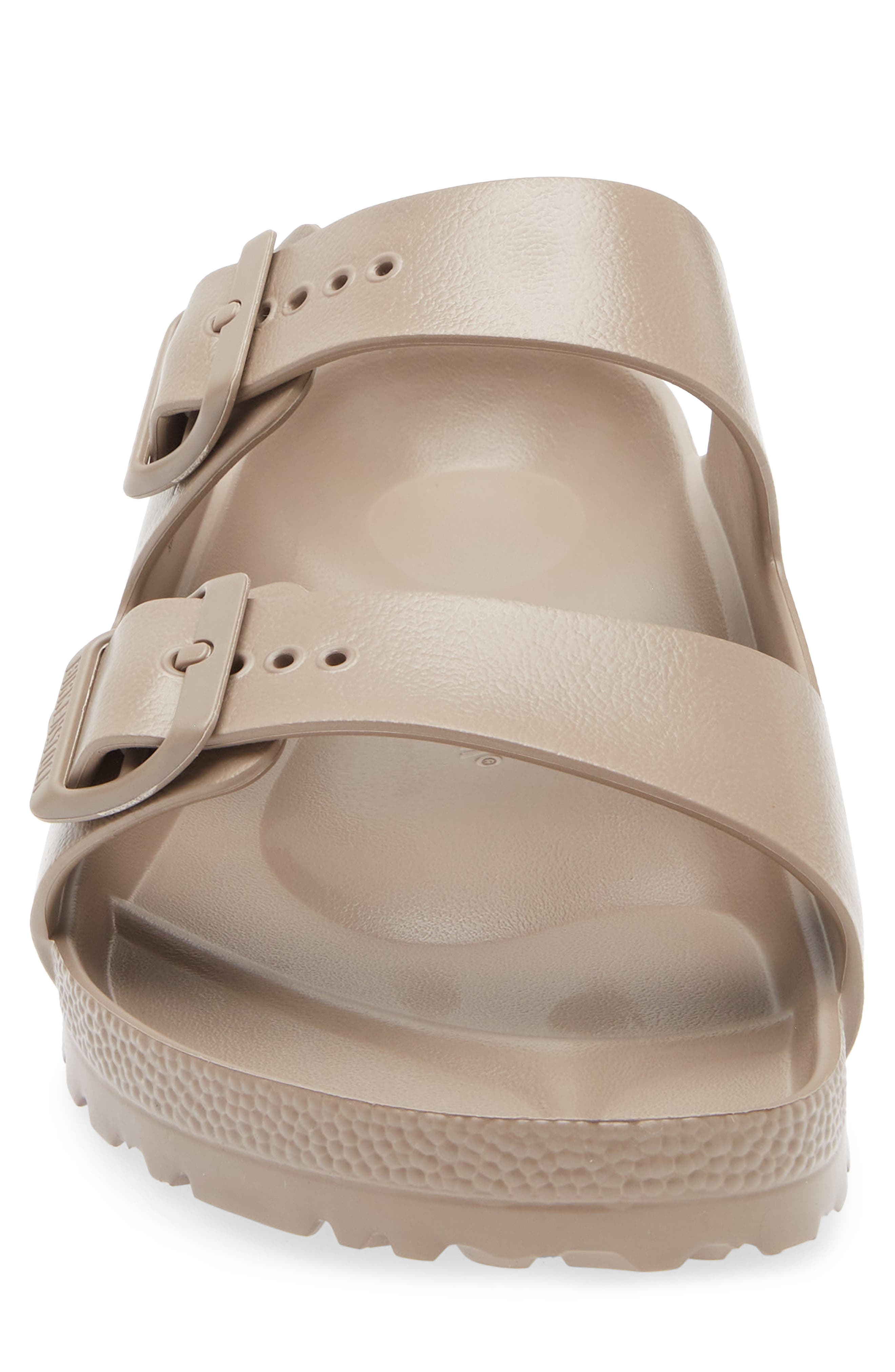 Essentials Arizona Waterproof Slide Sandal, Alternate, color, GRAY TAUPE