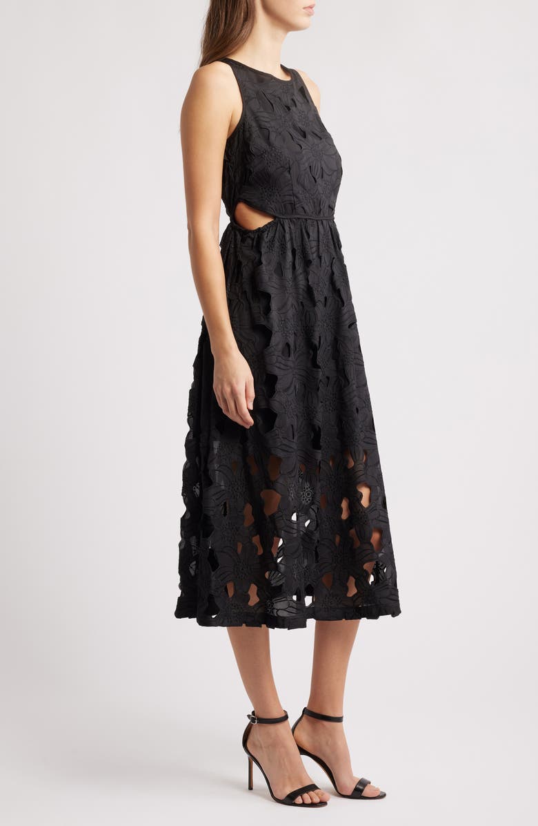 Sam Edelman Cutout Flower Sleeveless Dress, Alternate, color,