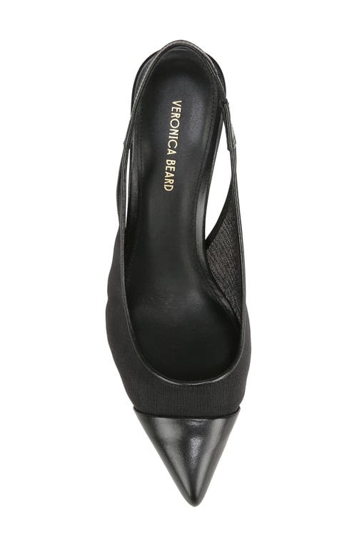 Veronica Beard Liliana Slingback Pointed Toe Pump In Black