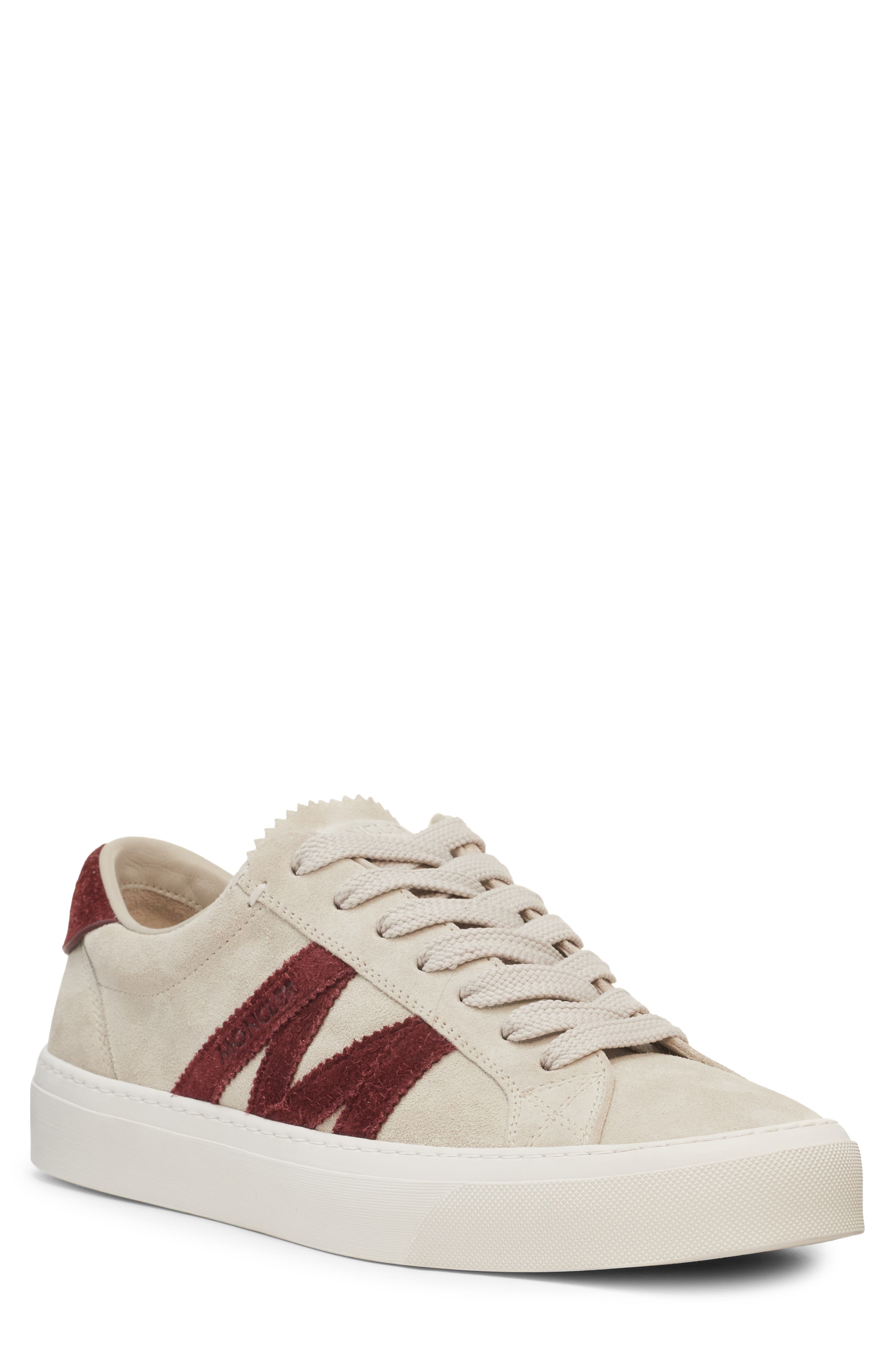 Moncler Monaco 2 Low Top Sneaker, Main, color, Oatmeal
