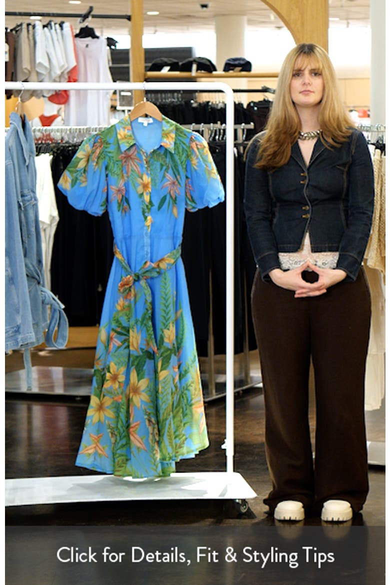 Floral Midi Shirtdress video