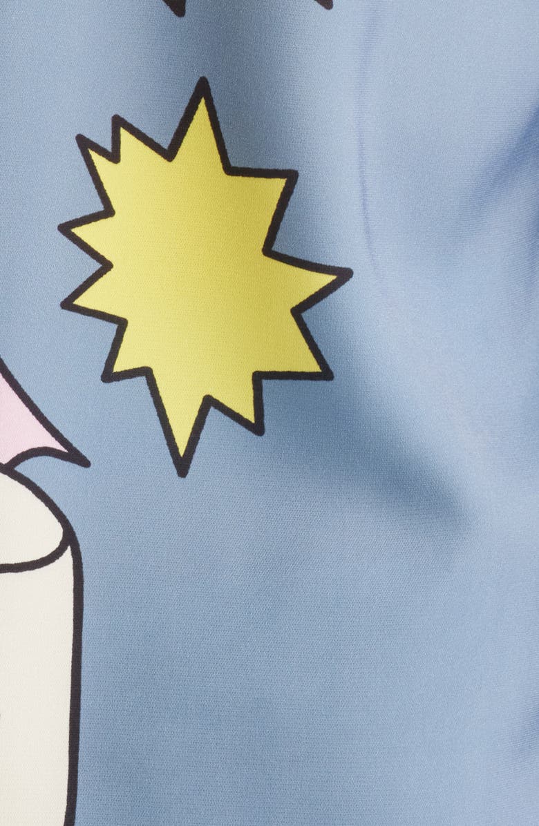 Action Figure Miles Self Care Graphic Camp Shirt, Alternate, color,