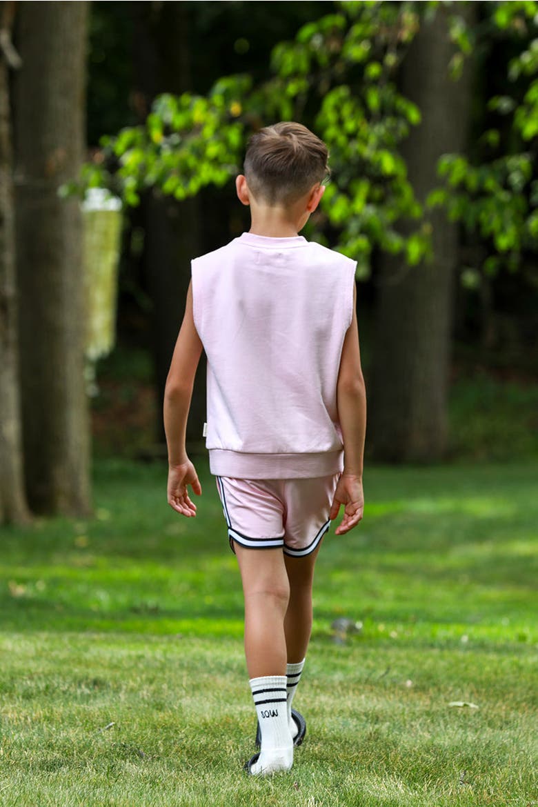 Drawstring Short, Alternate, color, Heavenly Pink