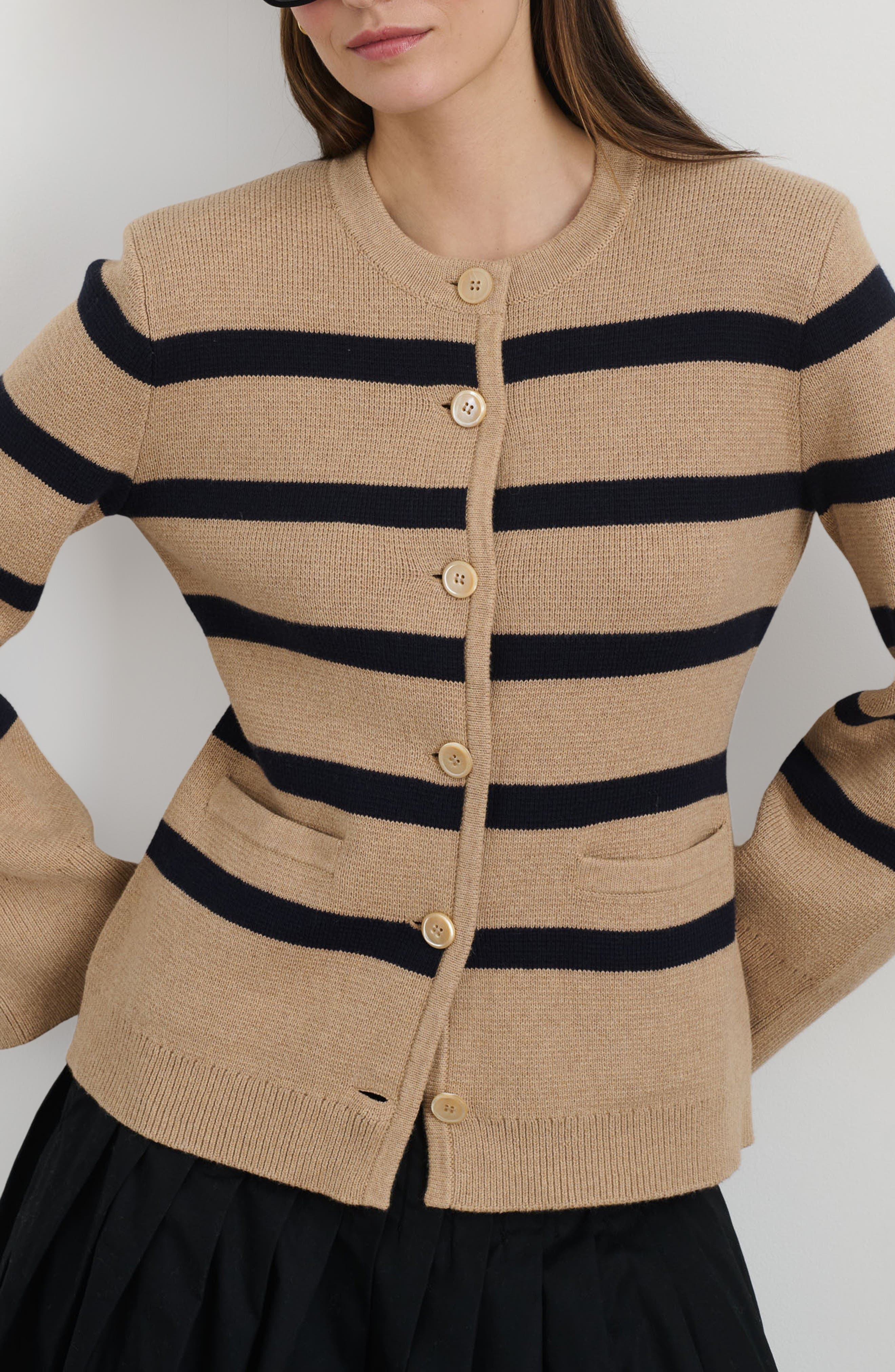 selected CORNSILK/ NAVY