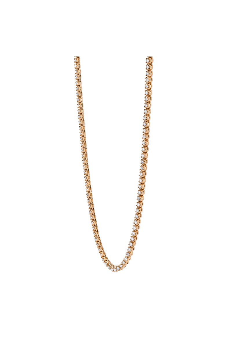 LMJ 14K Rose Gold Diamond Tennis Chain - 4.62 Carats, Alternate, color, 14K Rose Gold