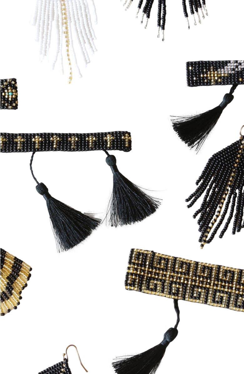 Fosterie Key Cuff Bracelet, Alternate, color, Black