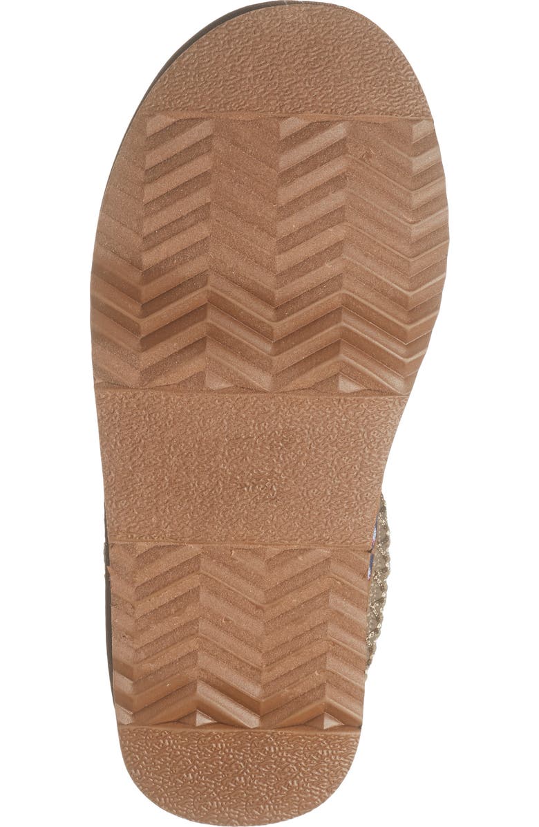 Steve Madden Kids' JSelenae Faux Fur Lined Slipper, Alternate, color, Cognac Multi