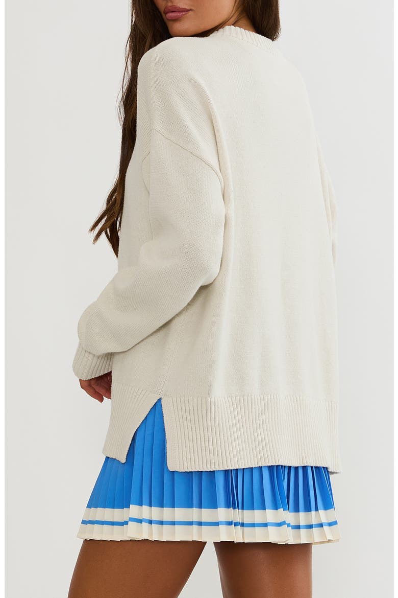 Callie Crewneck Sweater, Alternate, color, OPAL SKY