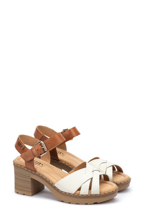 Canarias Block Heel Strappy Sandal (Women)