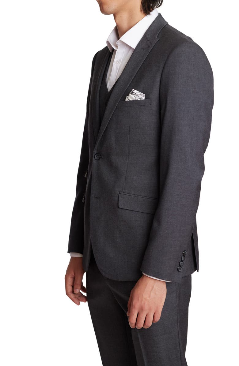 PAISLEY & GRAY Ashton Modern Fit Sport Coat, Alternate, color, Charcoal Shark