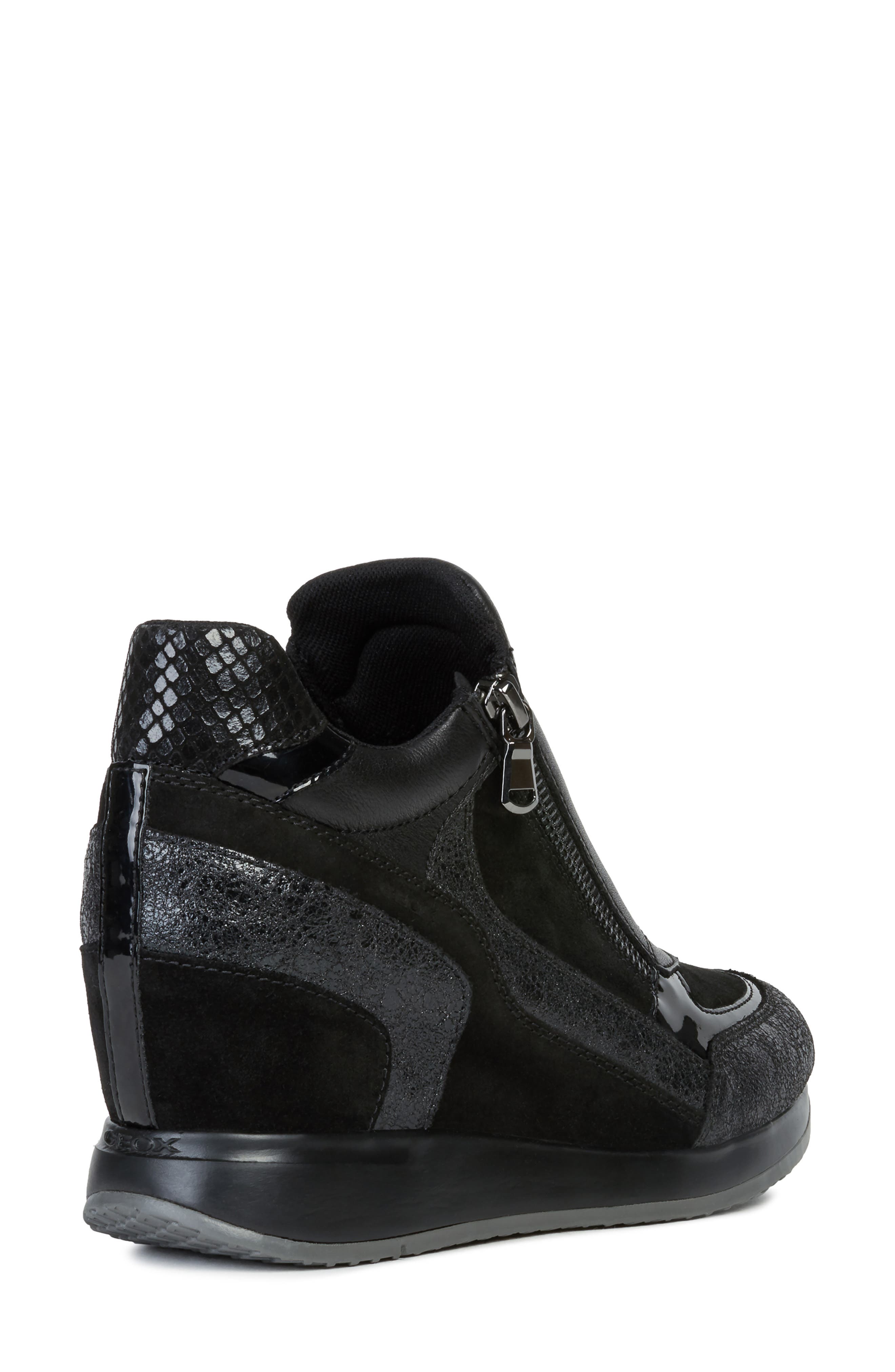 Geox Nydame Wedge Sneaker, Alternate, color, 