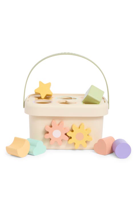 Wooden Shape Sorter Bucket