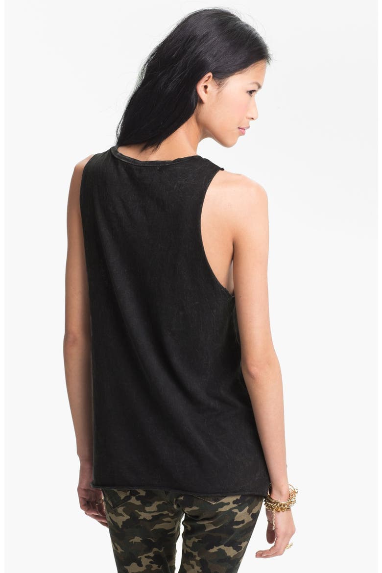 Studded Cross Graphic Tank, Alternate, color, BLACK