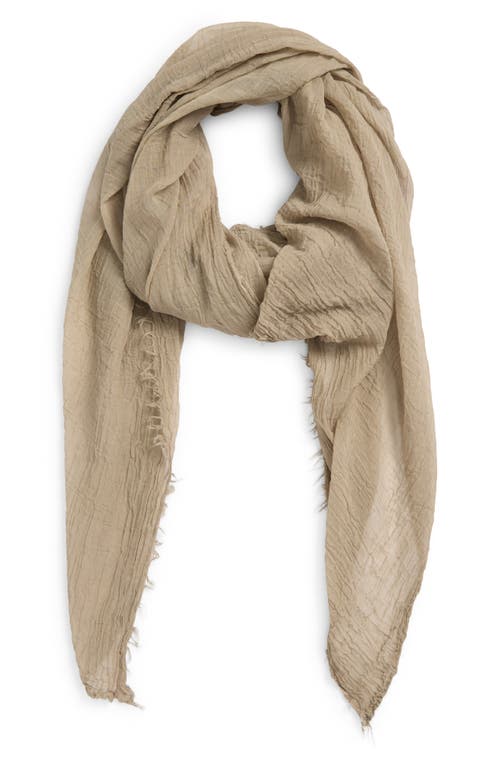 TOTÊME TOTEME CRINKLED GAUZE SCARF 