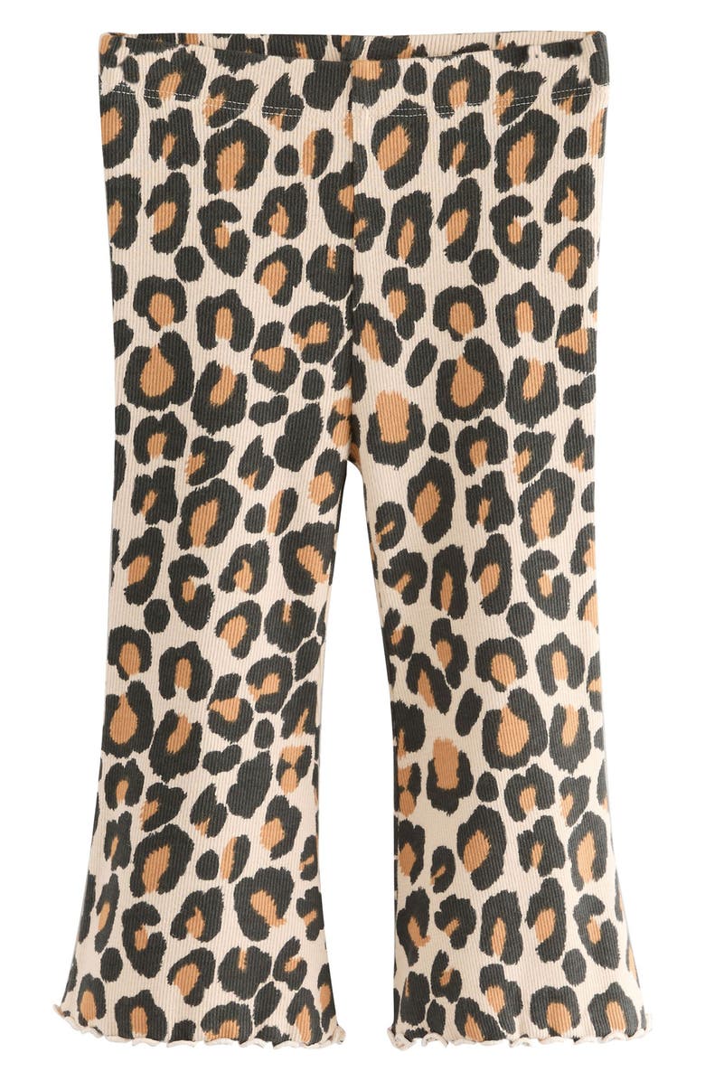 NEXT Kids' Assorted 5-Pack Rib Flare Leggings, Alternate, color, Black/White