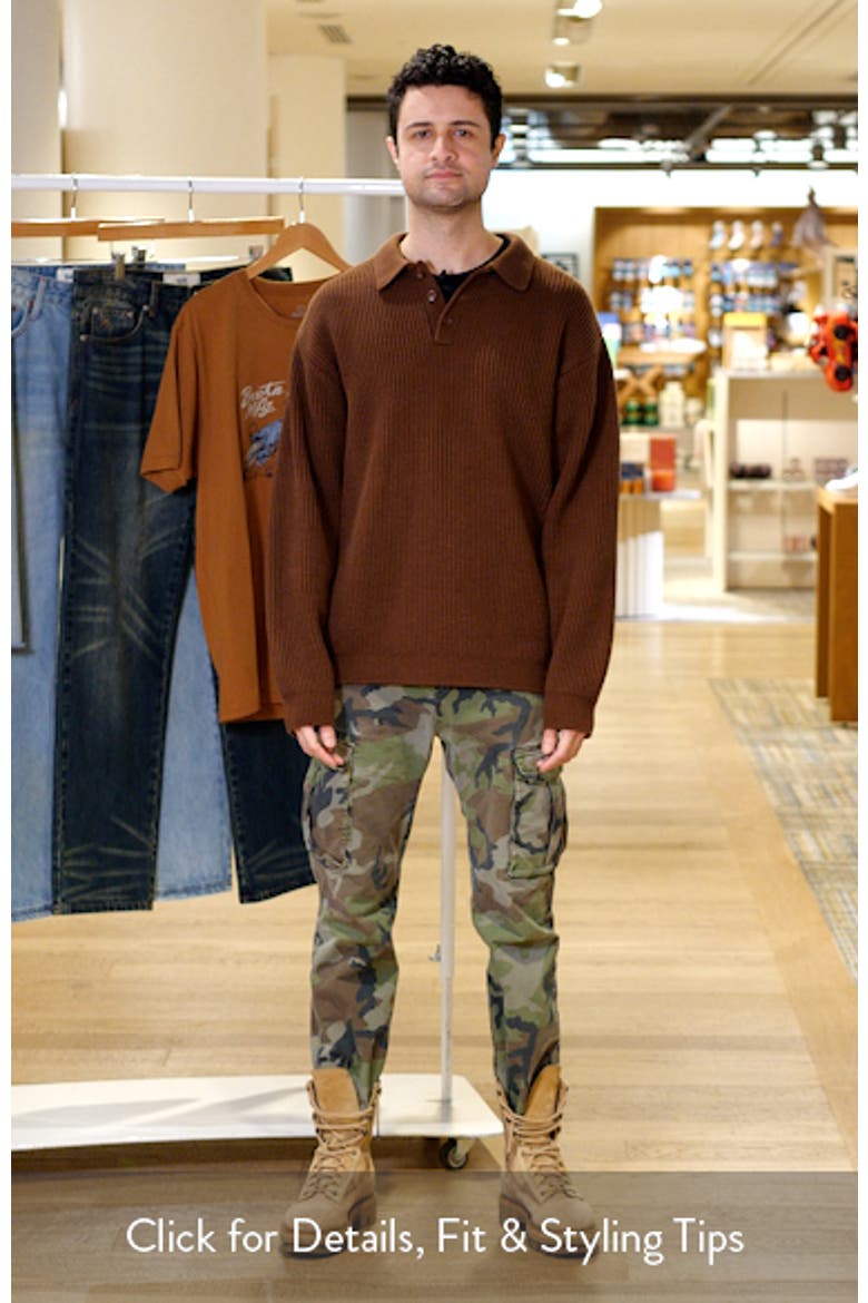 Nicolas Rib Polo Sweater video