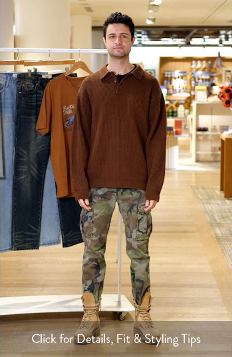 Nicolas Rib Polo Sweater, sales video thumbnail