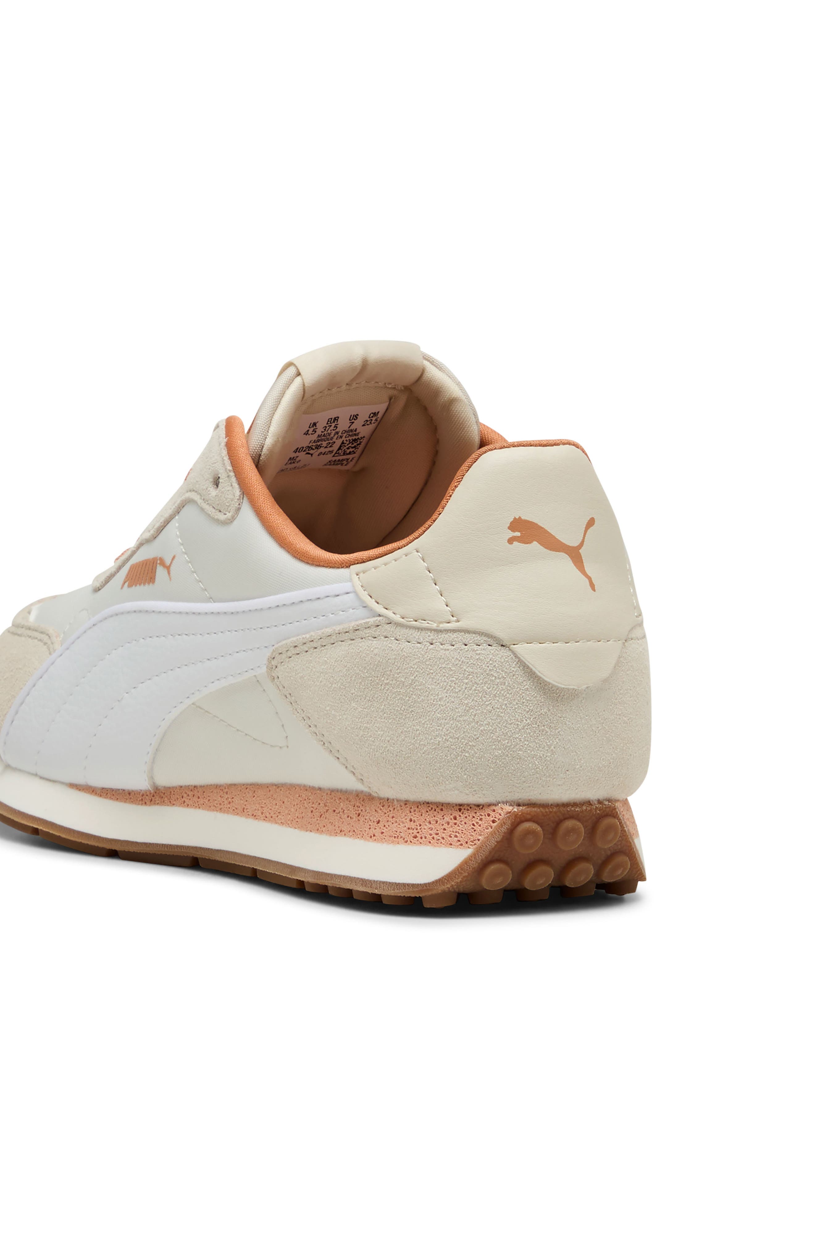 St Miler Rose Sneaker, Alternate, color, WARM WHITE/ PUMA WHITE/ GUM