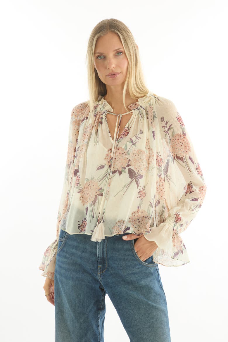 Katerina Blouse, Alternate, color, Vintage Corsage